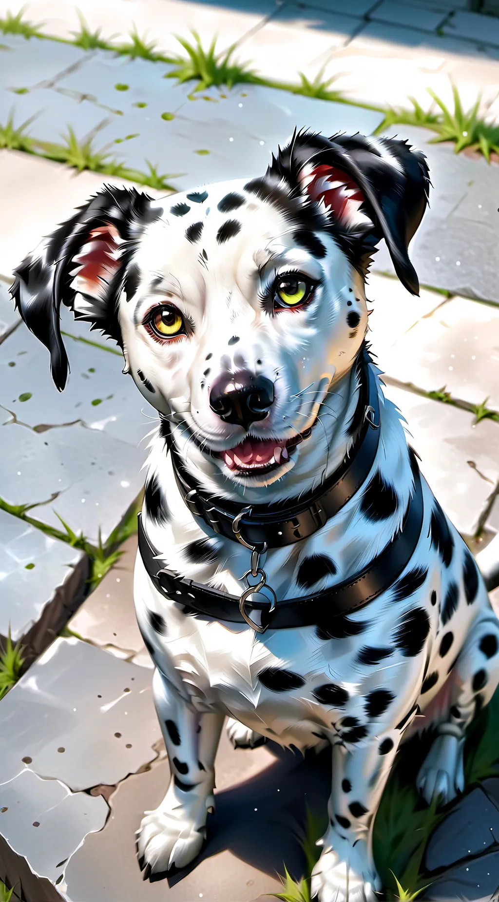 ai character: Sus dog background