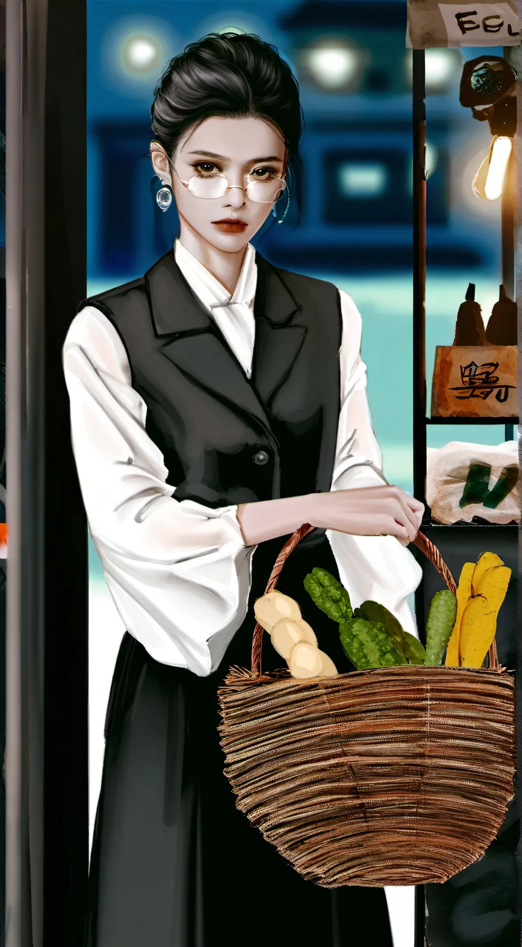 ai character: ЮЛЯ background