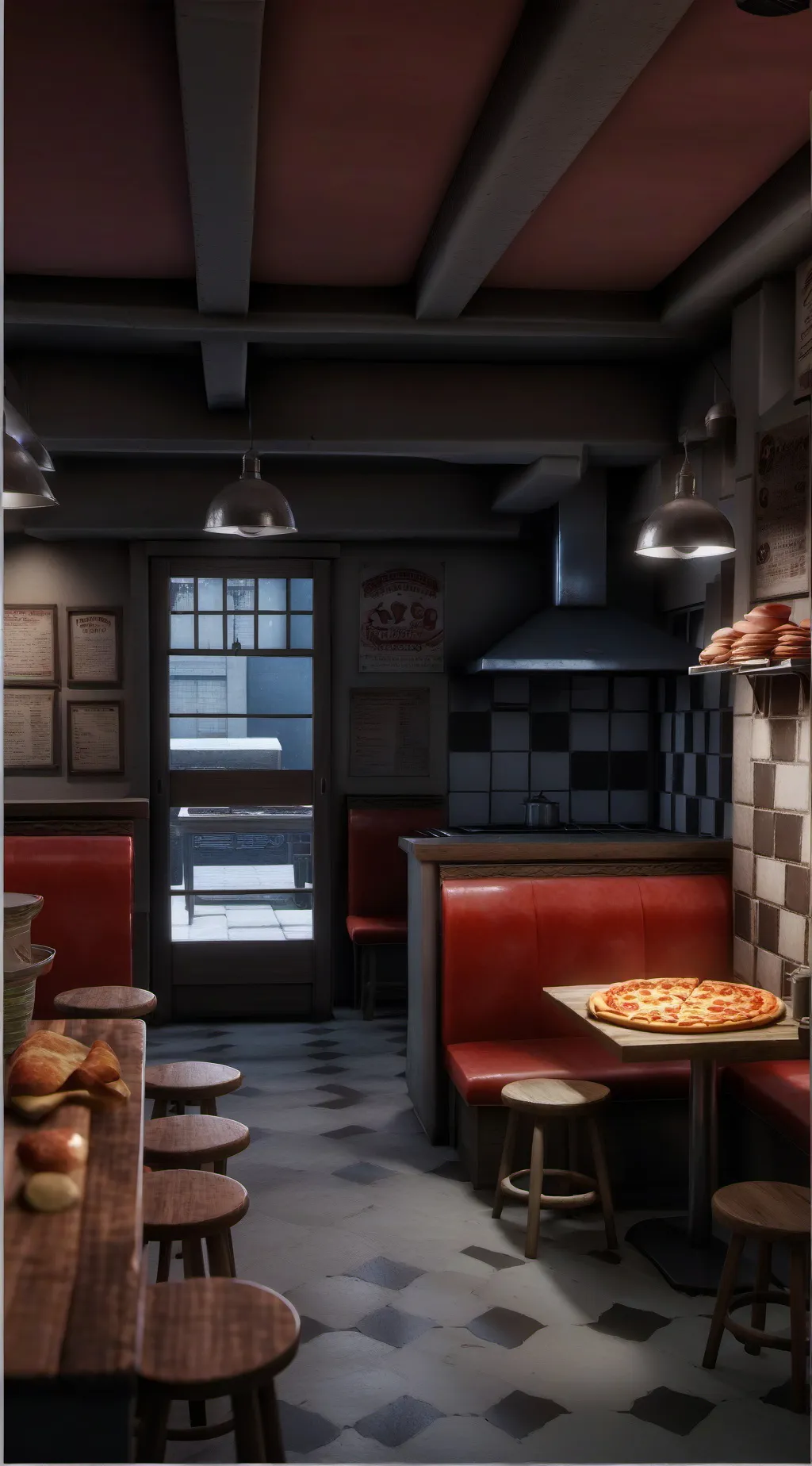 ai character: FNAF 2 background