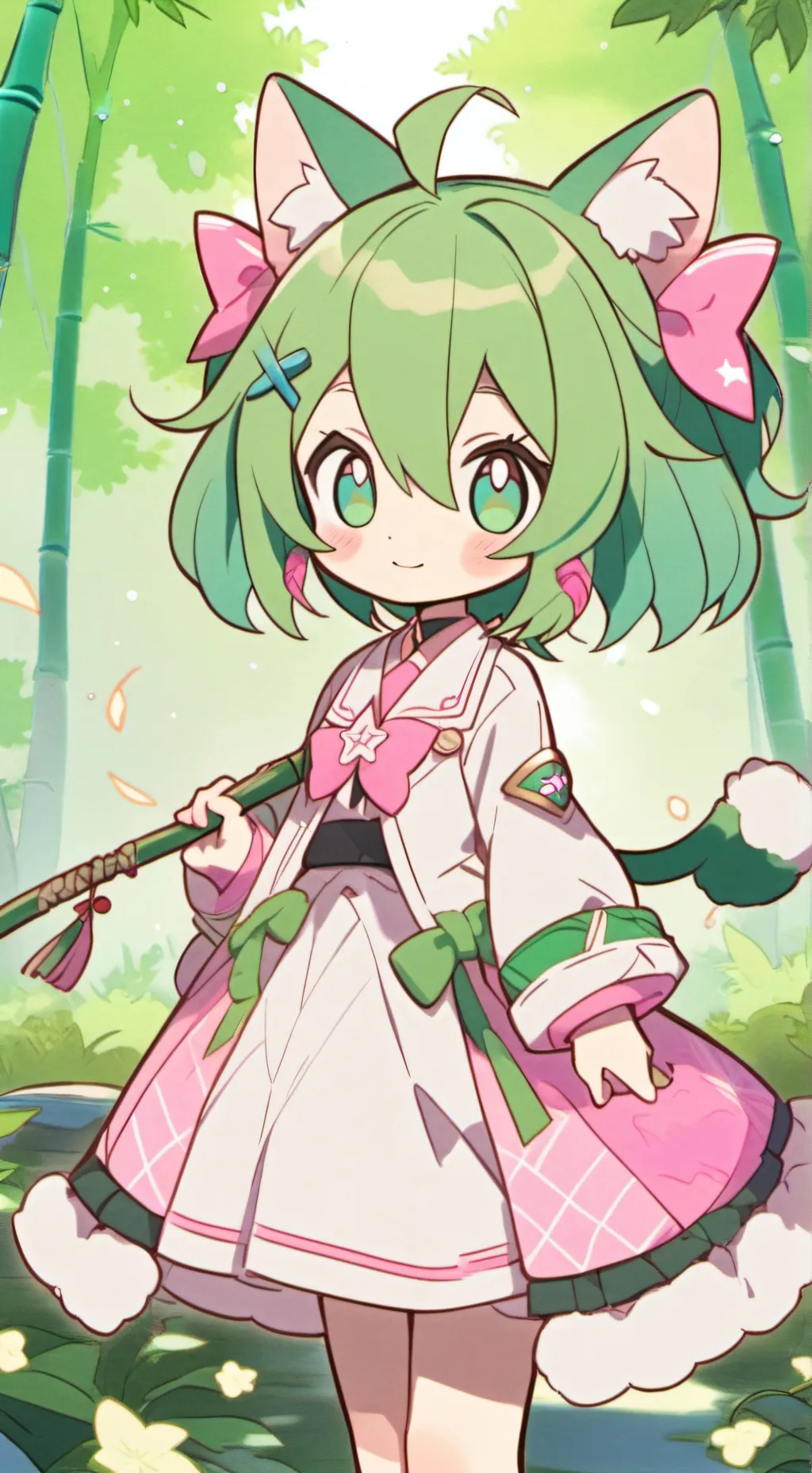 ai character: híbrid* background