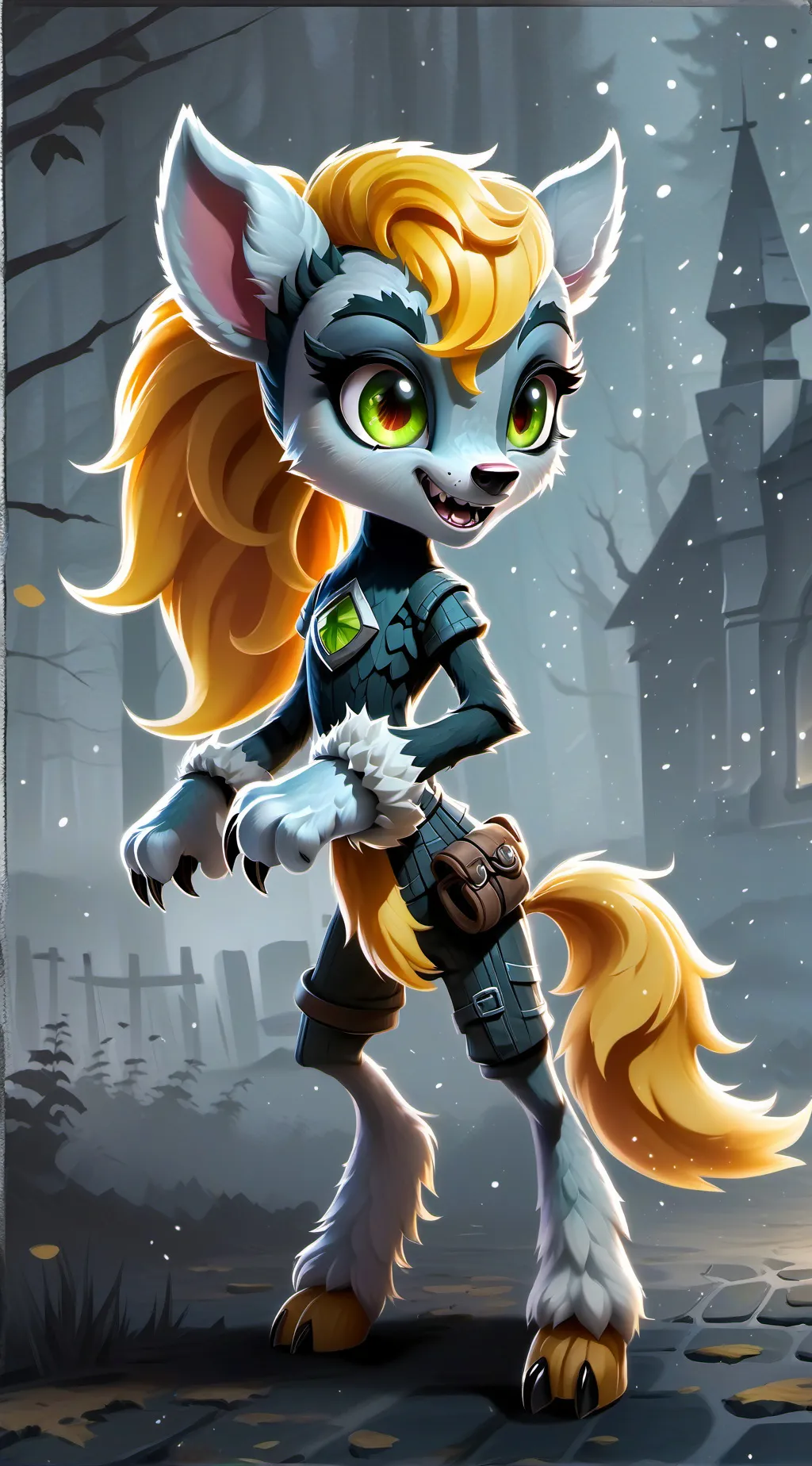 ai character: Emerald  background