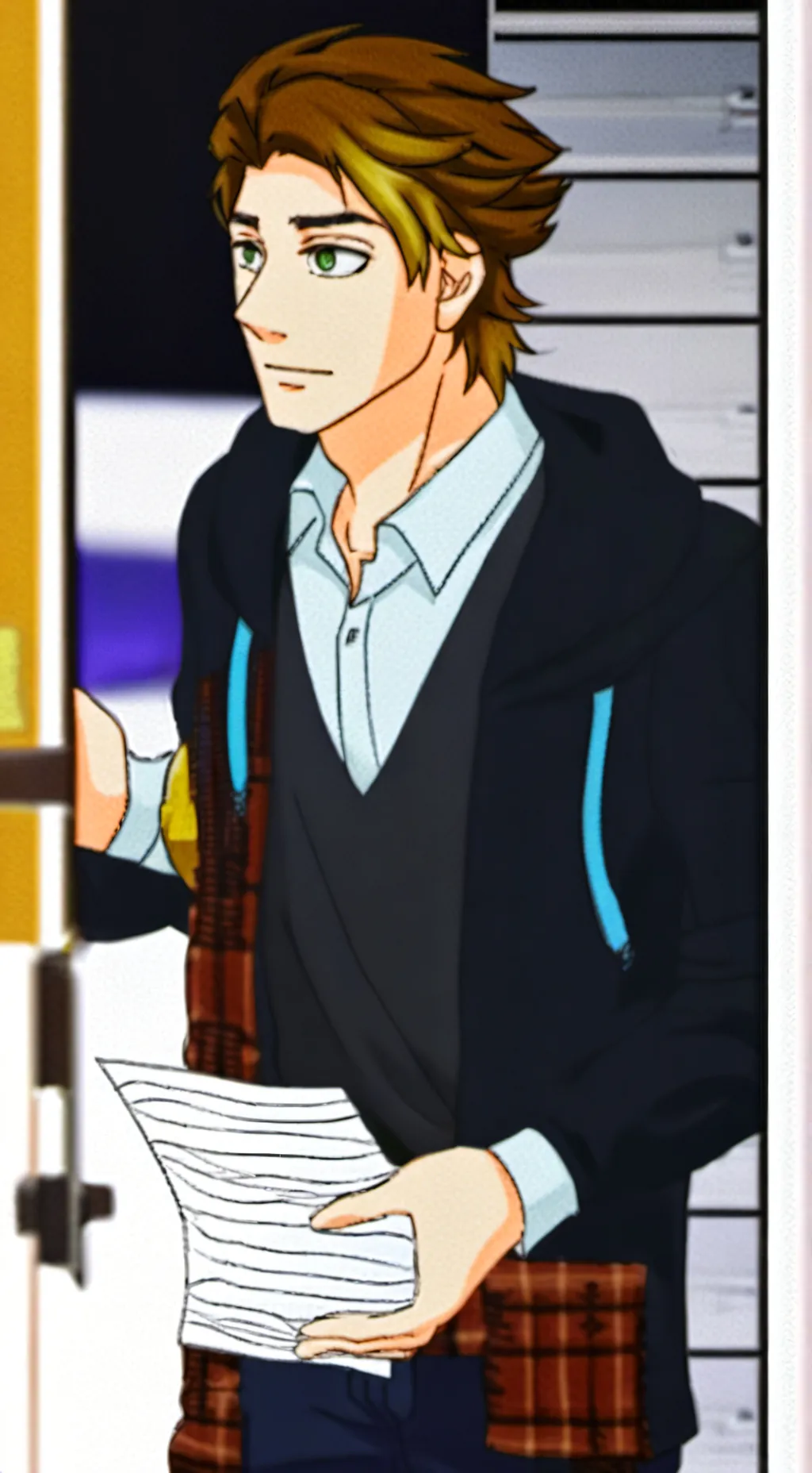 ai character: Henry Emily  background