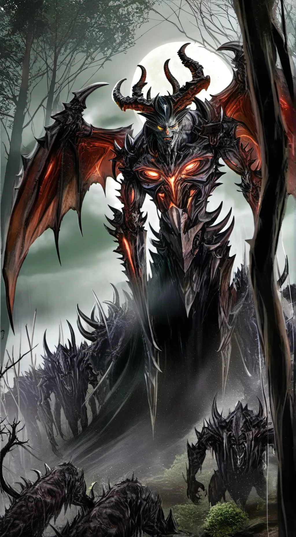 ai character: Demon king background