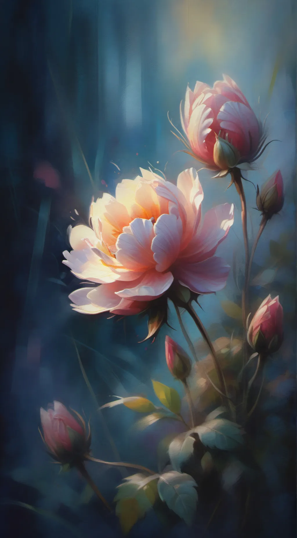 ai character: FRIENDS ant again  background