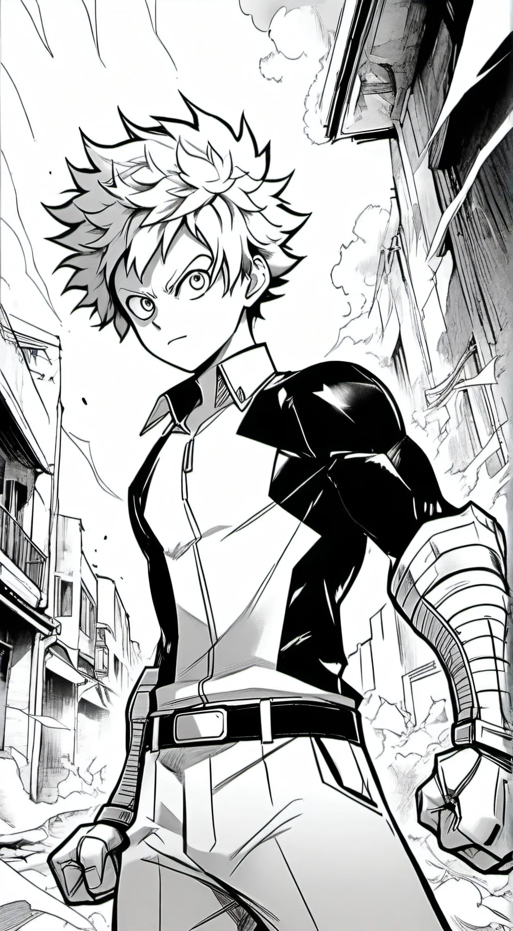 ai character: MHA x my OC background