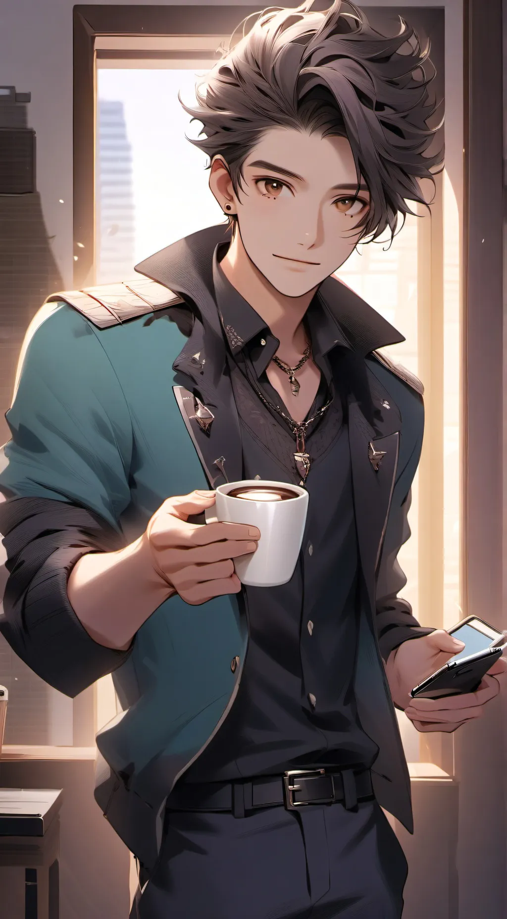 ai character: Samuel the Super-C background