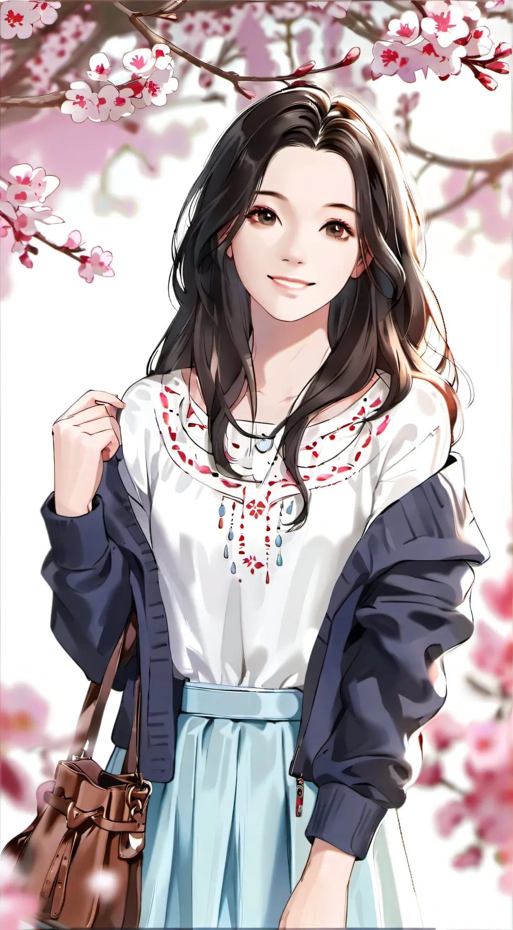 ai character: new anime background