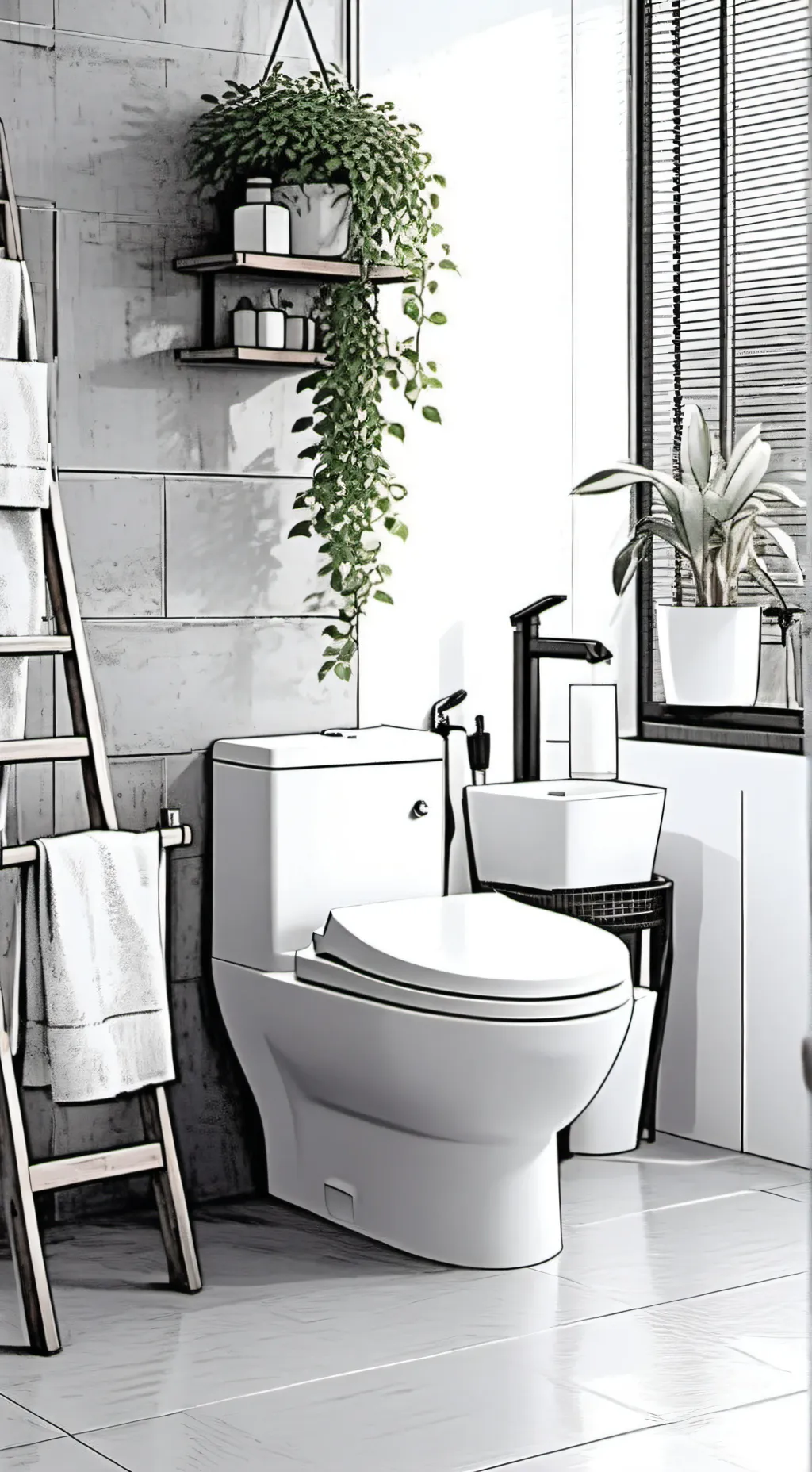 ai character: toilet background