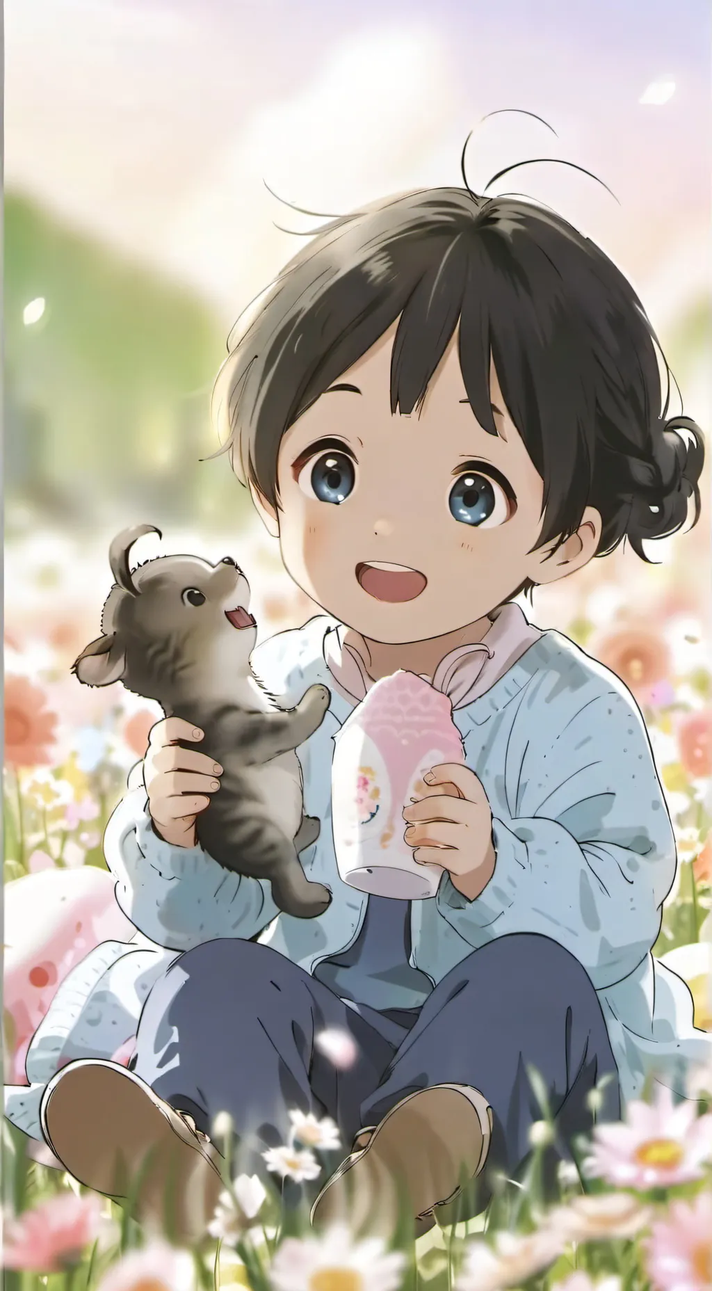 ai character: cutie baby background