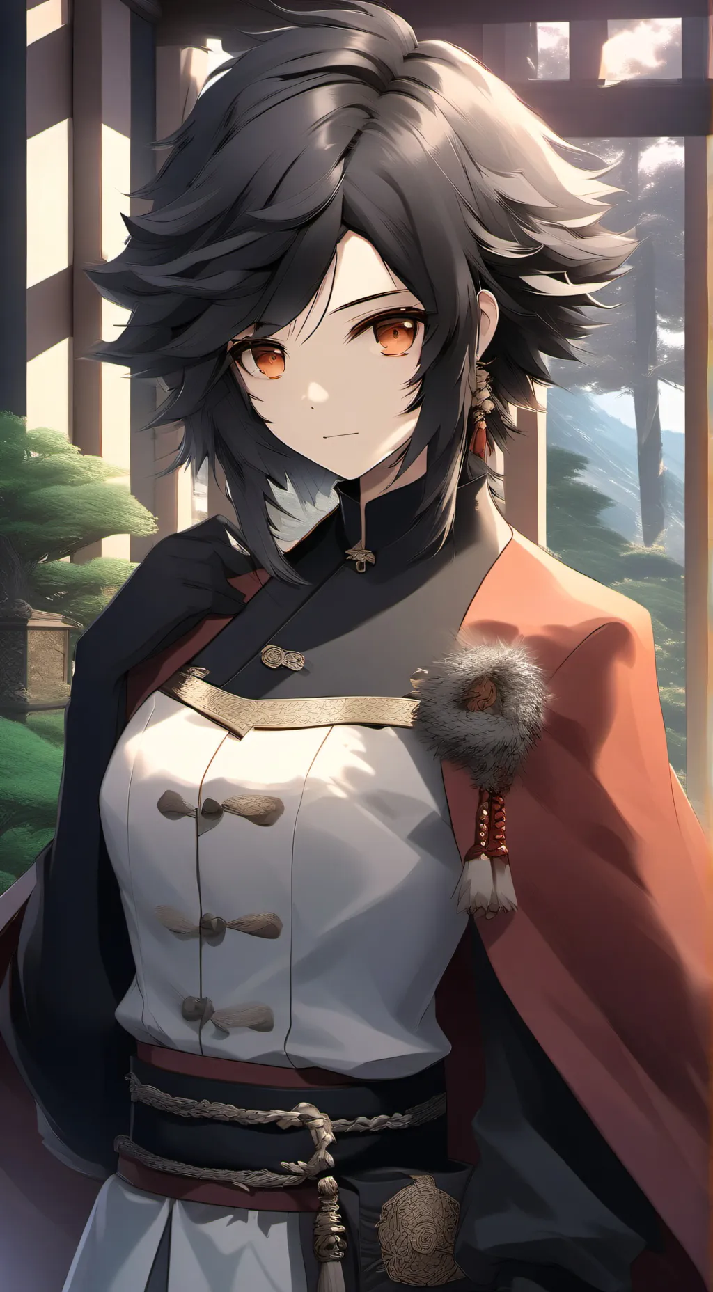 ai character: Kirishima x y/n background