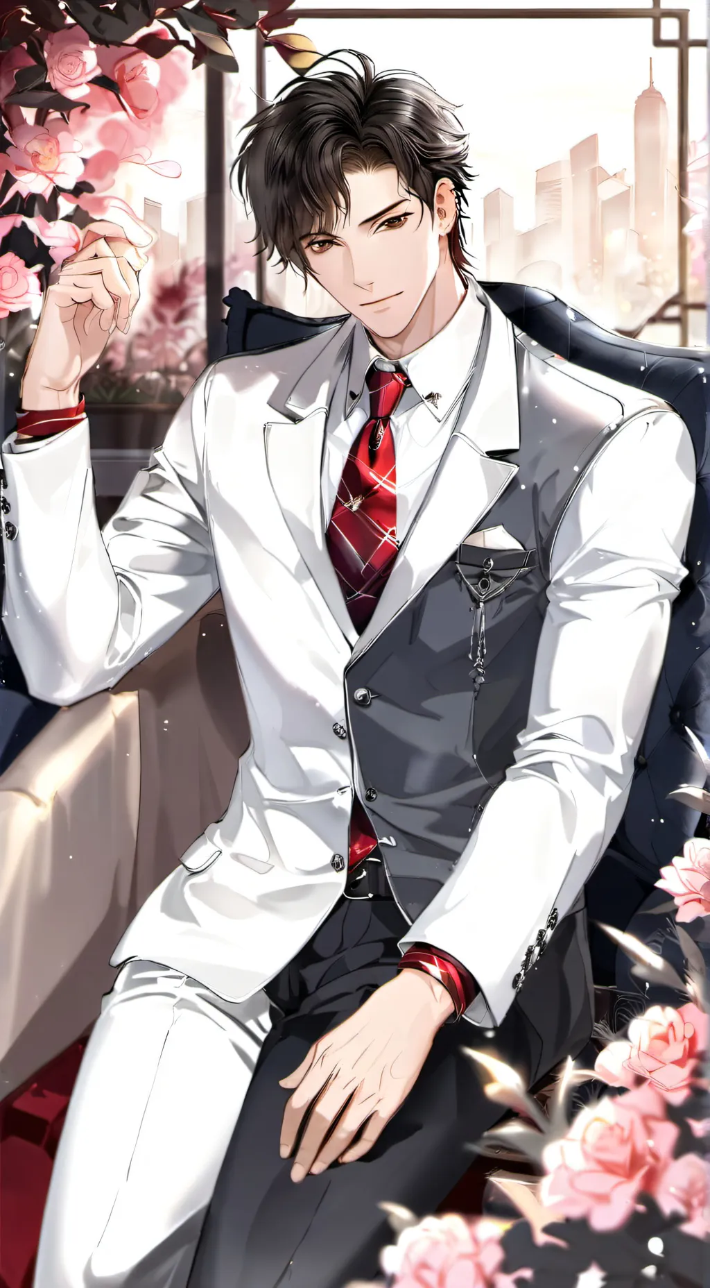 ai character: Johnny Hallyday 👹 background