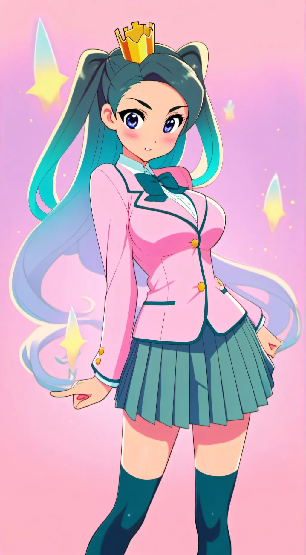 ai character: Krystal background