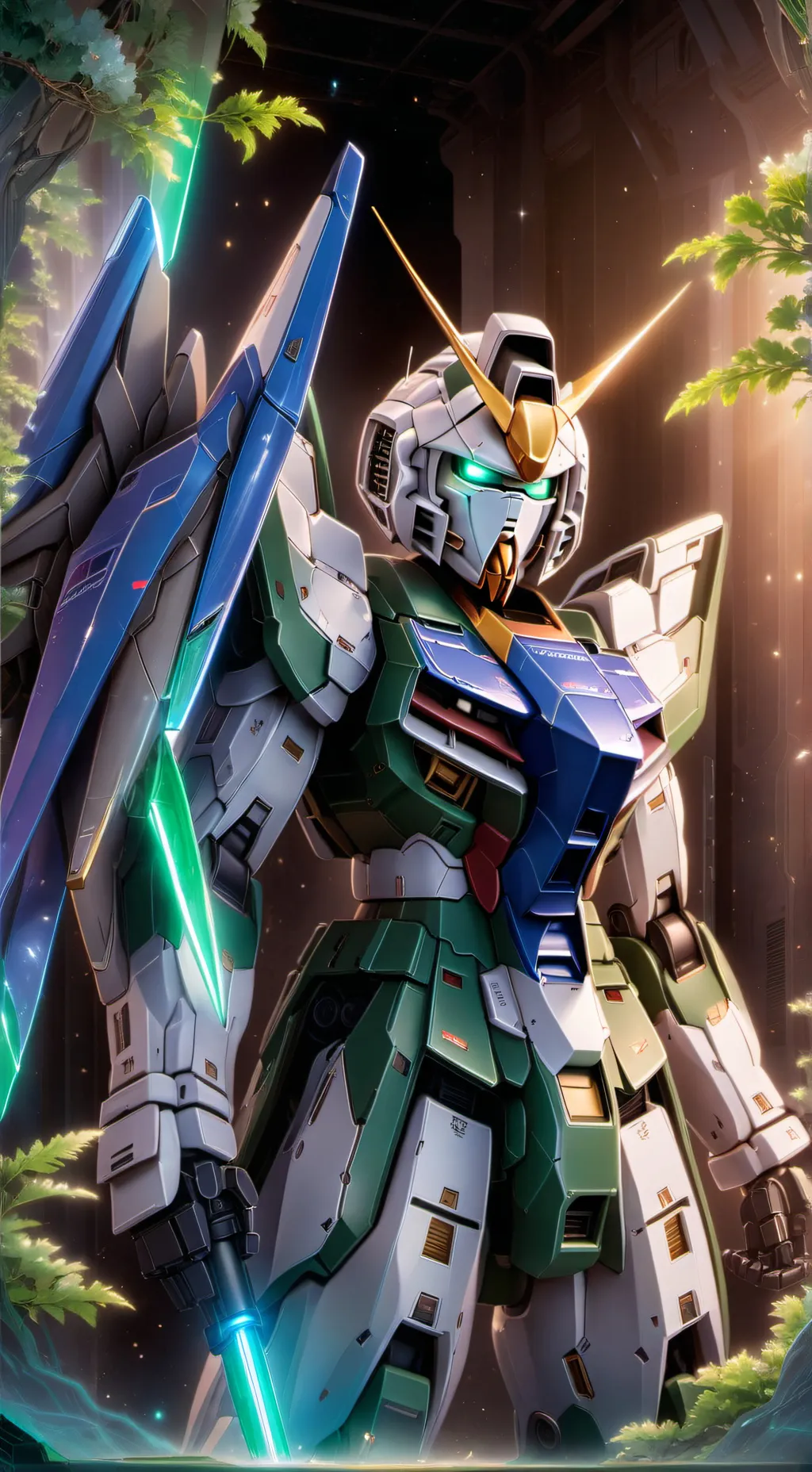 ai character: Gundam 00  background