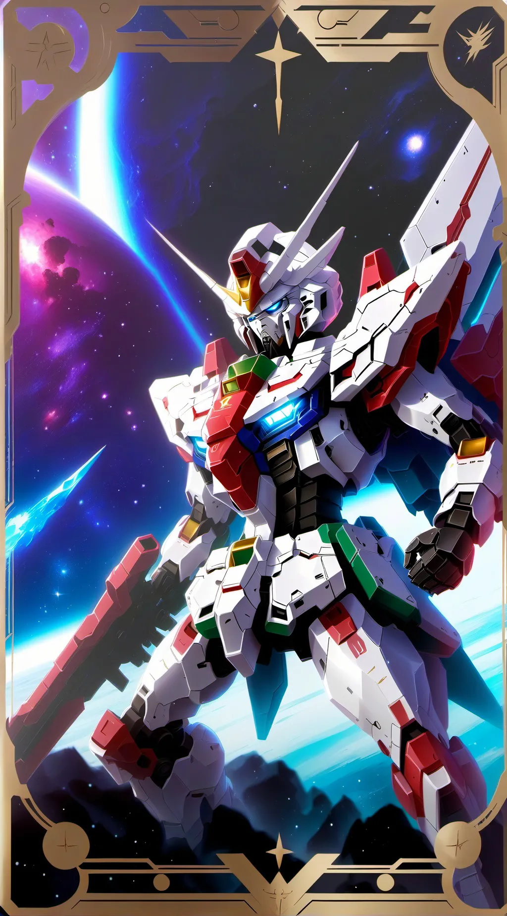 ai character: Gundam 00 background