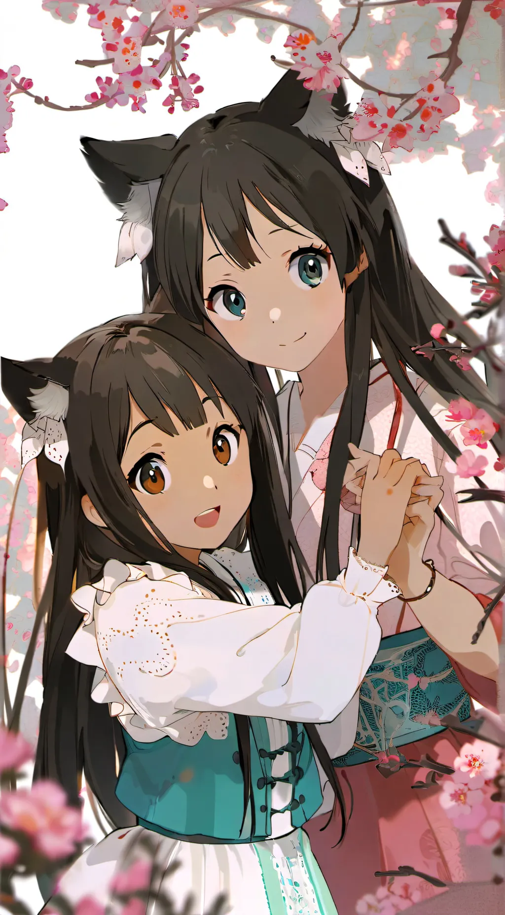 ai character: meow catgirl  background