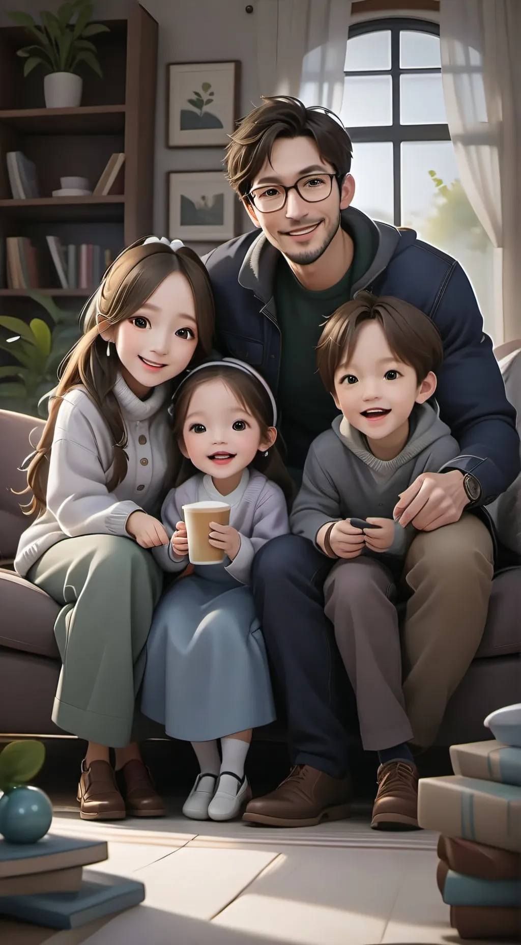 ai character: skz family background