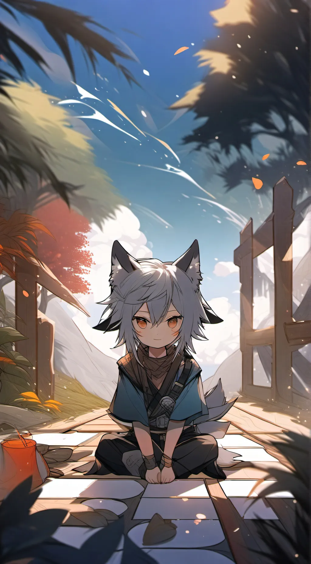 ai character: dash background