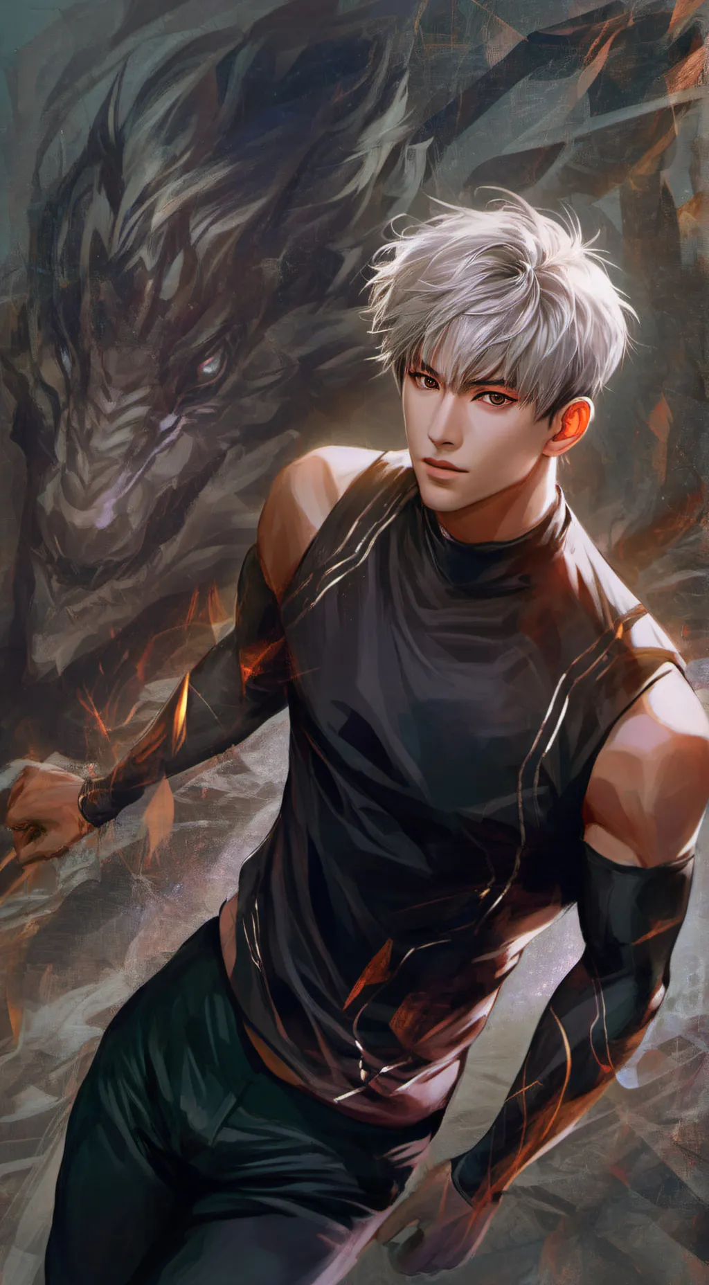 ai character: Adrian background