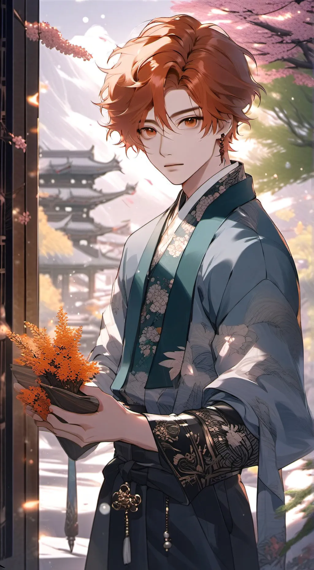 ai character: Max and sister  background