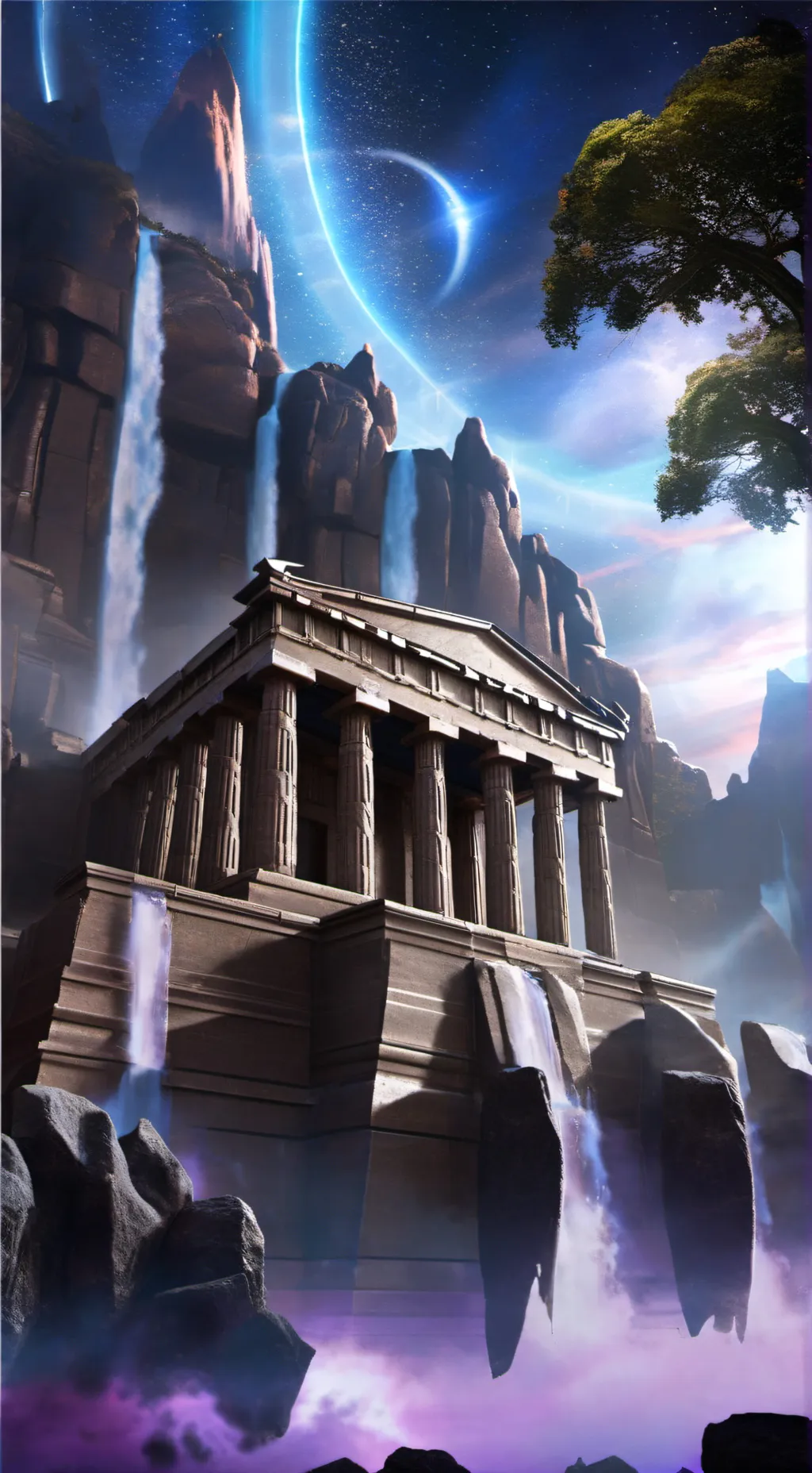 ai character: pantheon simulato background