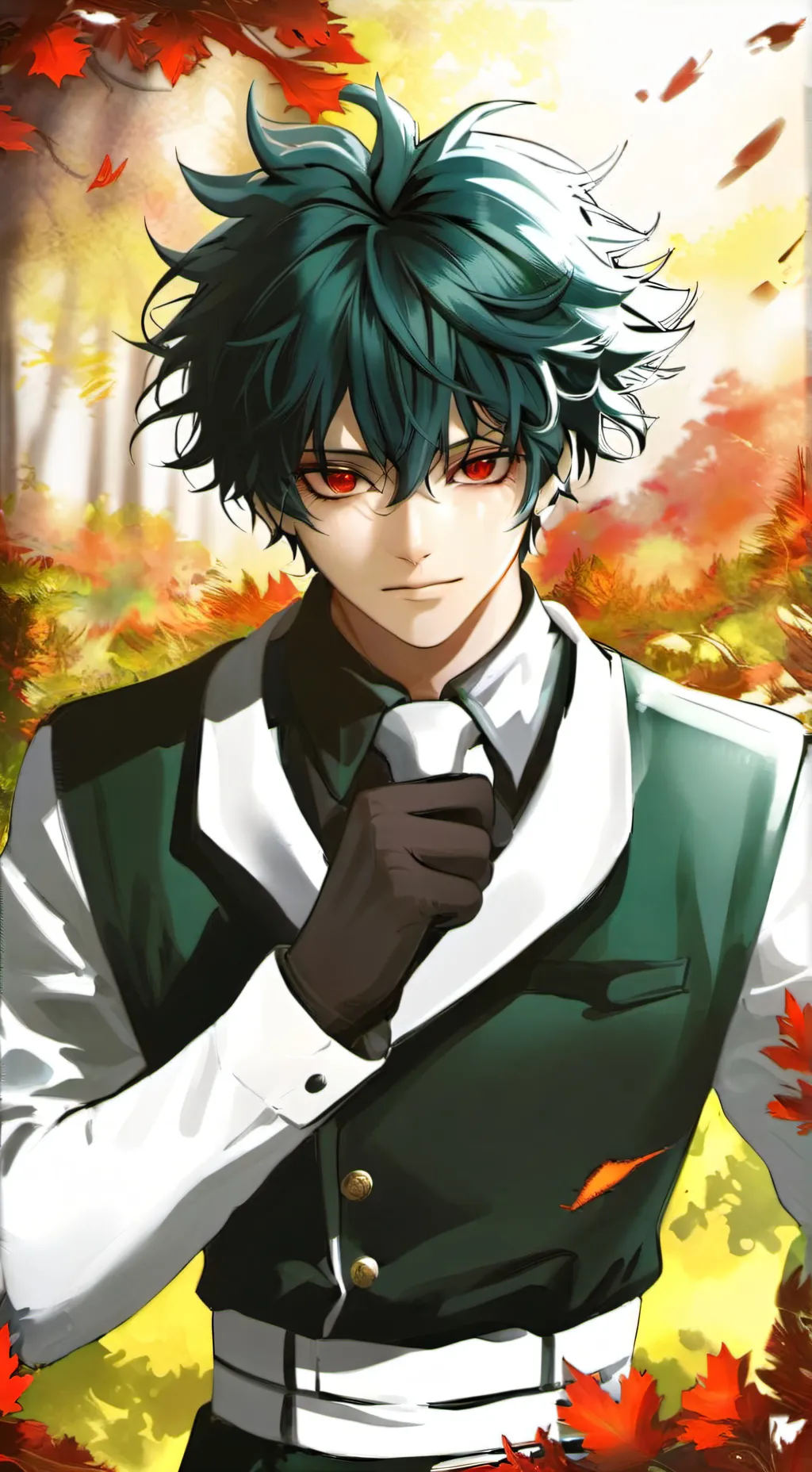 ai character: vallan deku  background