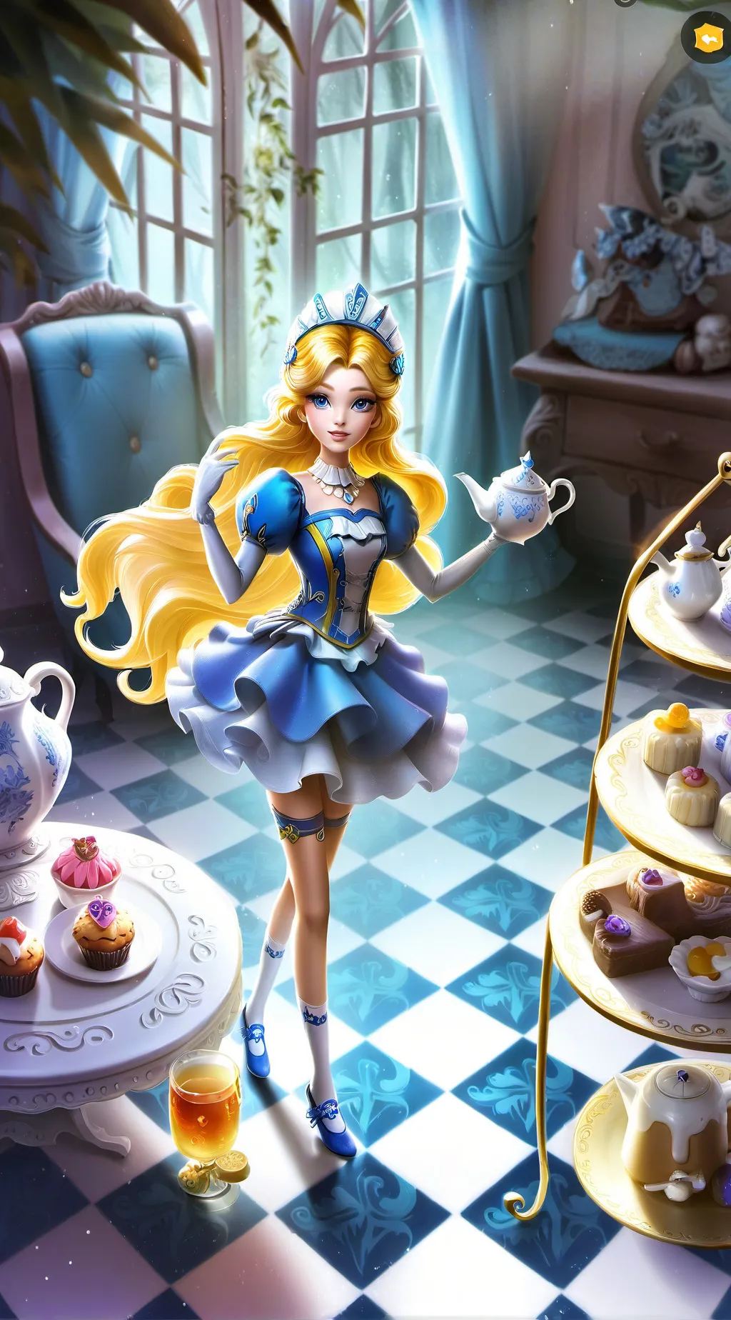 ai character: Princess alice background