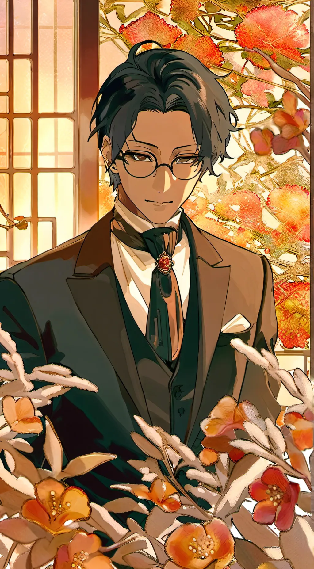 ai character: °.William°.°☆ background