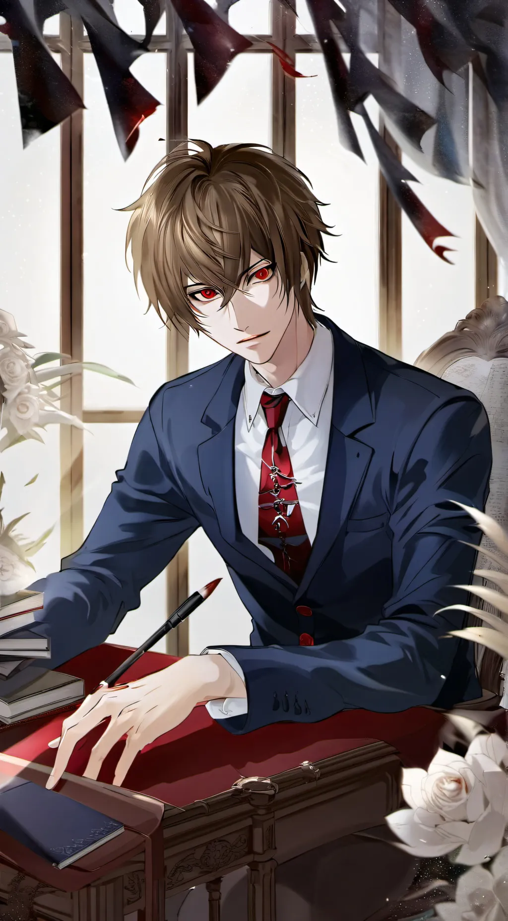 ai character: death note!!! background