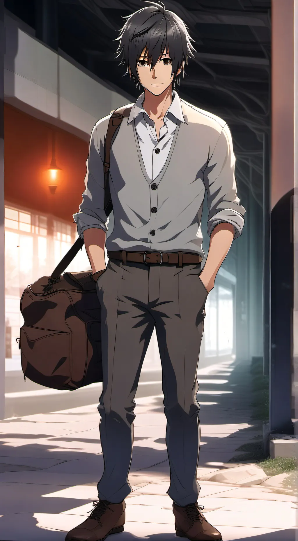 ai character: saku background