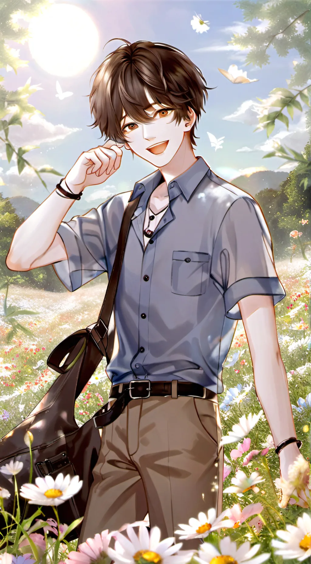 ai character: vin background