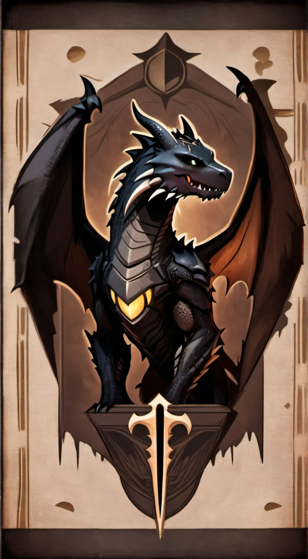 ai character: escuela de dragon background