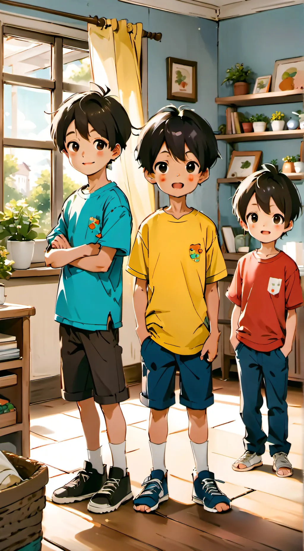 ai character: Sleepover Super  background