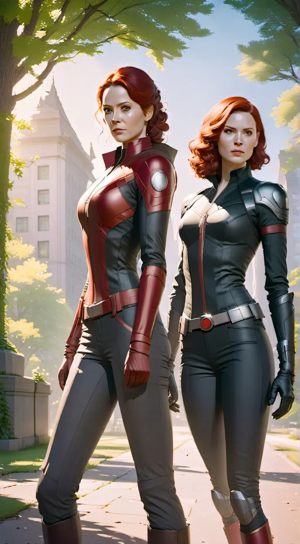 ai character: The Avengers background