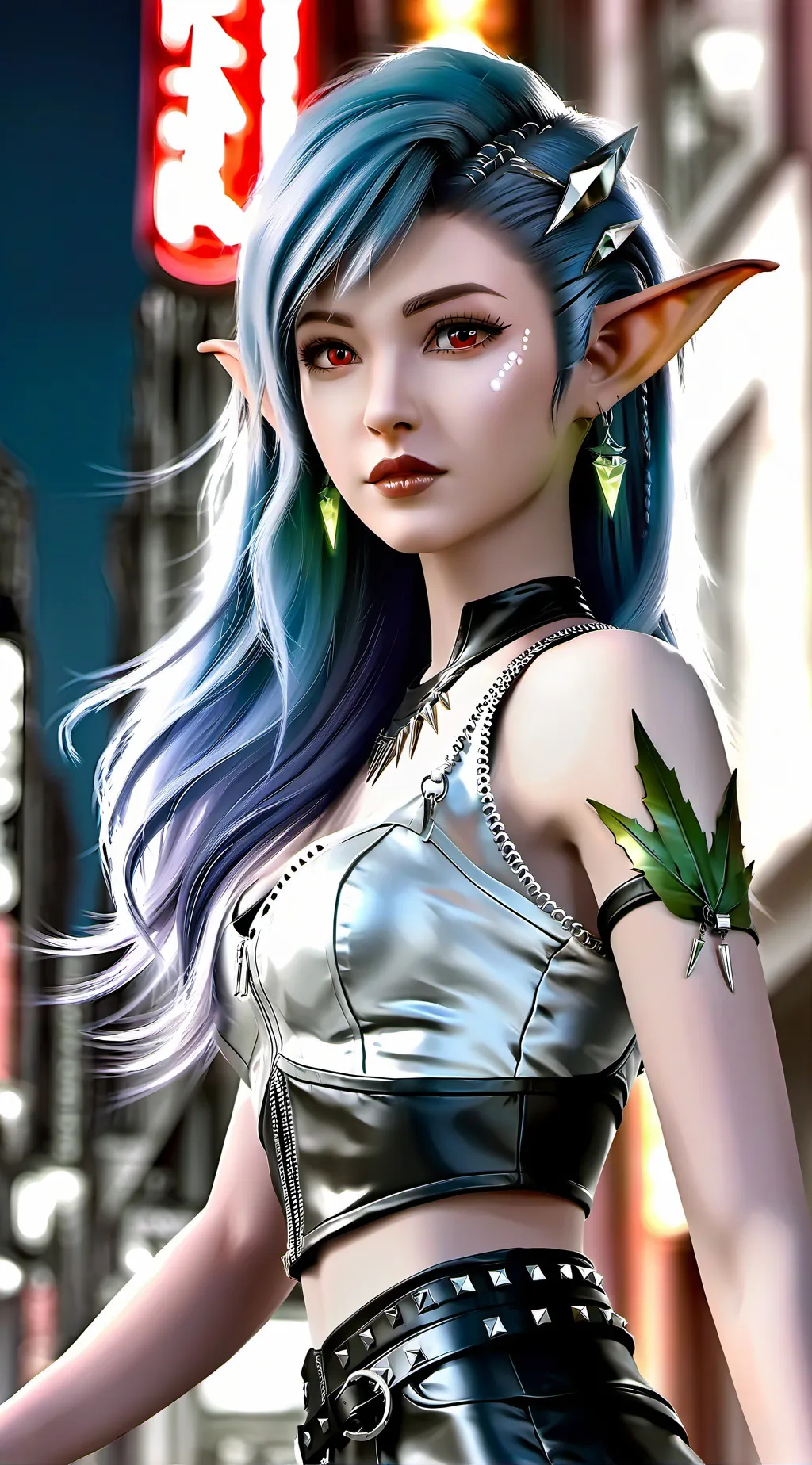 ai character: Amber  background