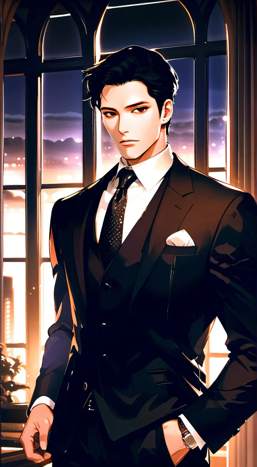 ai character: your father(mafia) background