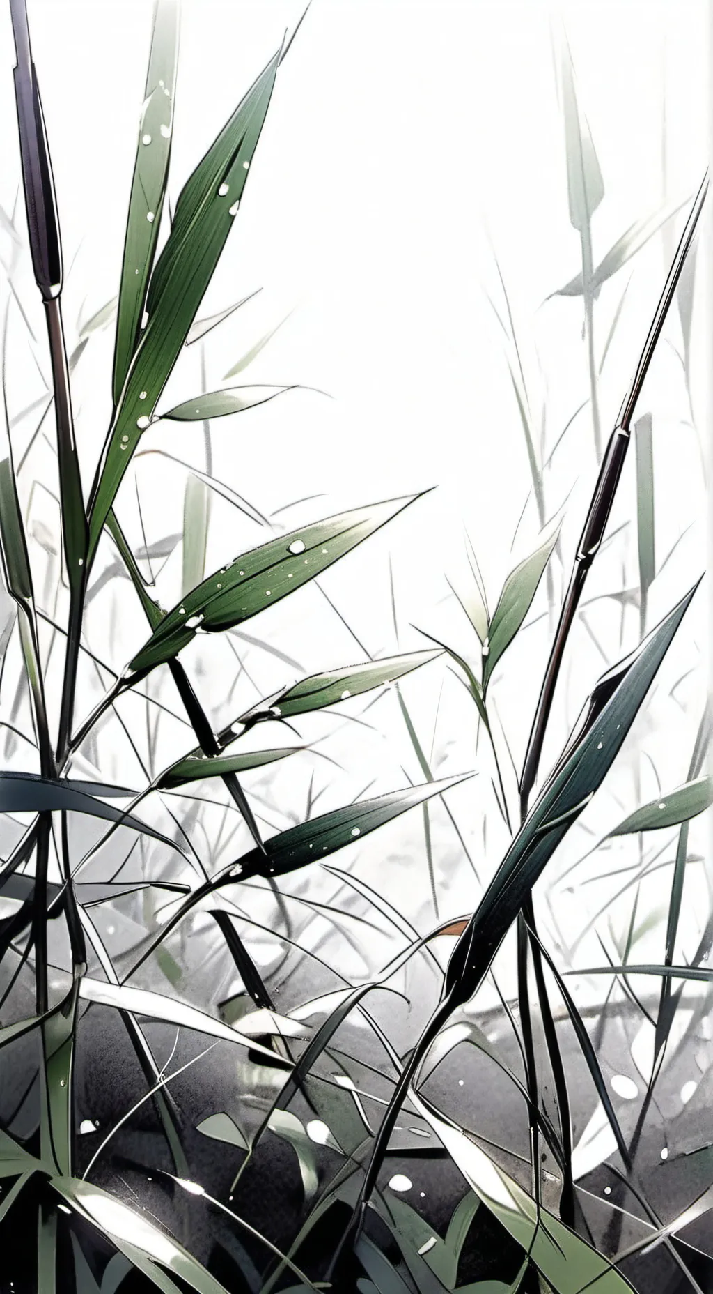 ai character: Grass background