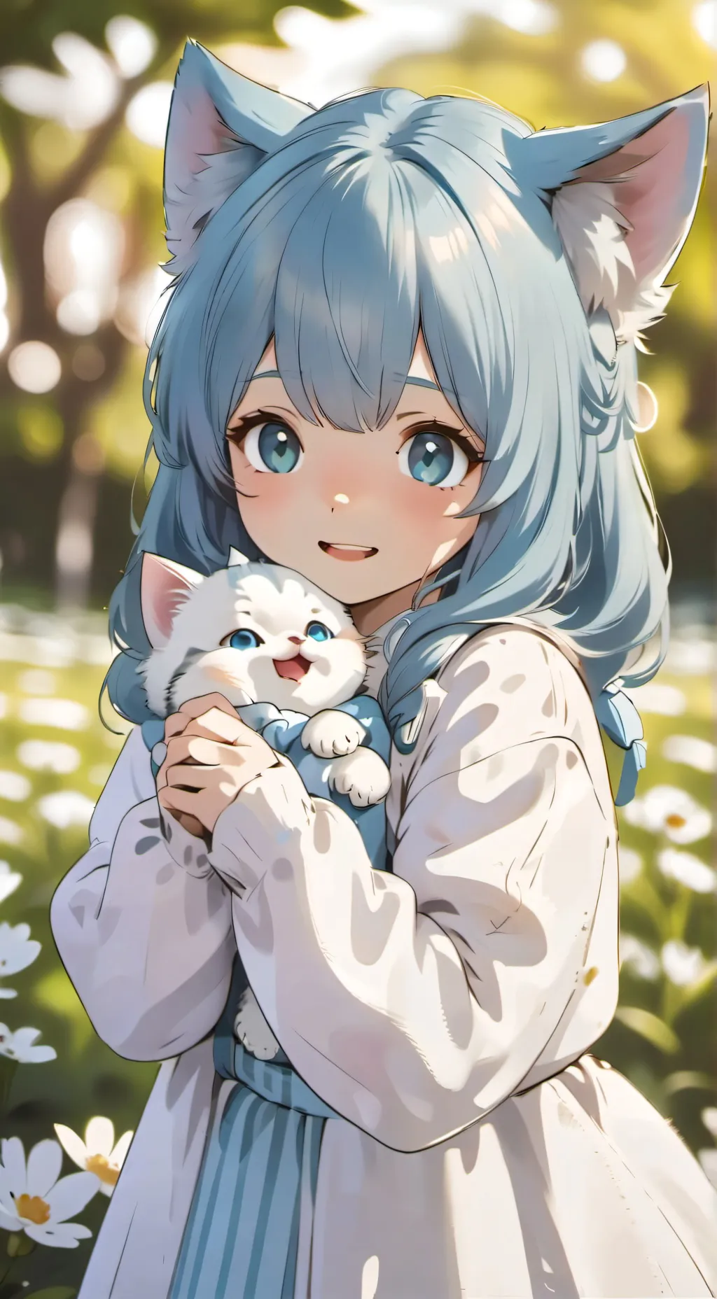 ai character: the chubby kitten background