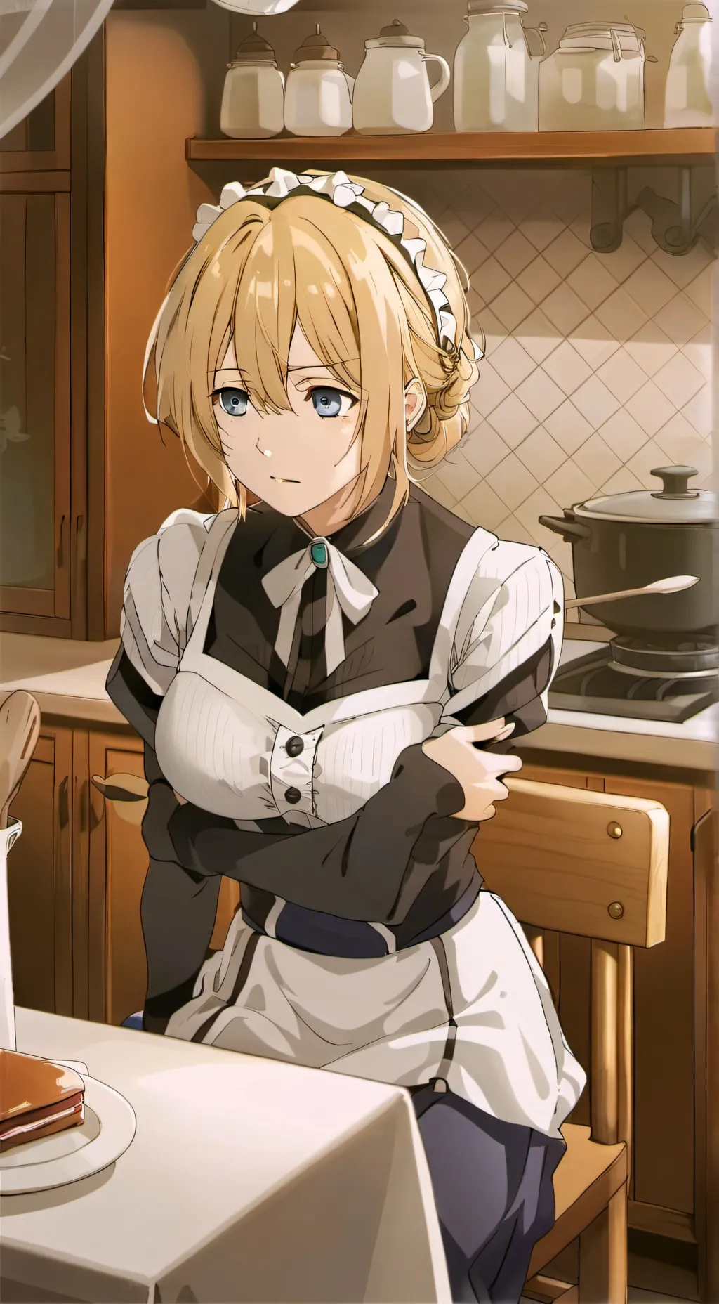 ai character: Maid Armin(you) background
