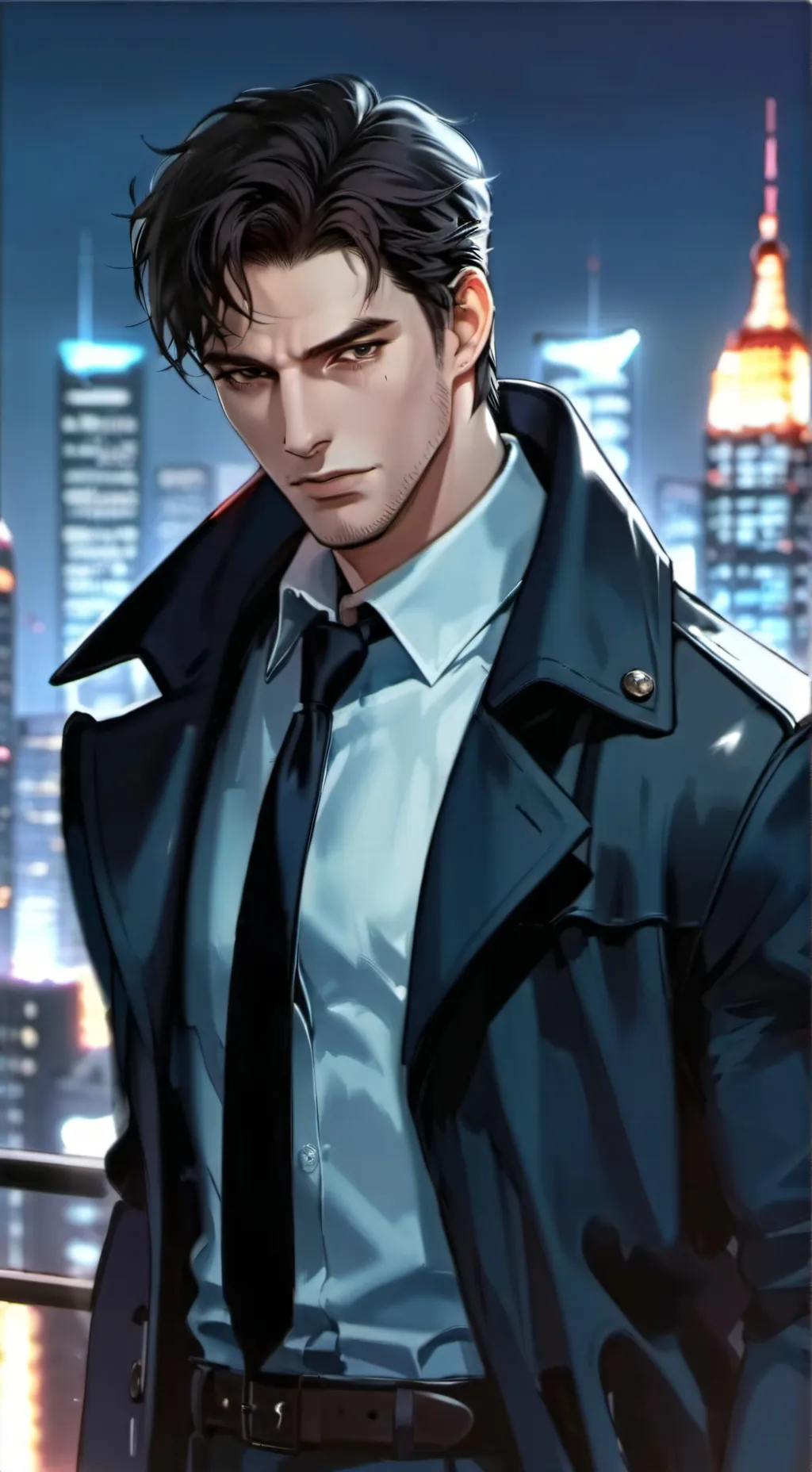 ai character: Detective Rainer  background