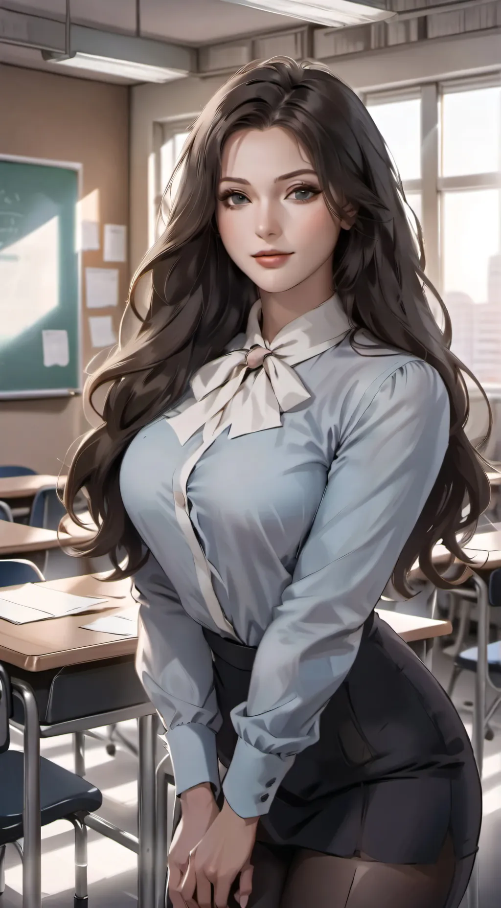 ai character: Teacher background