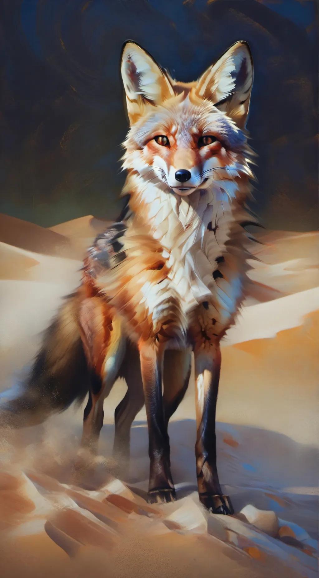 ai character: Final battle background