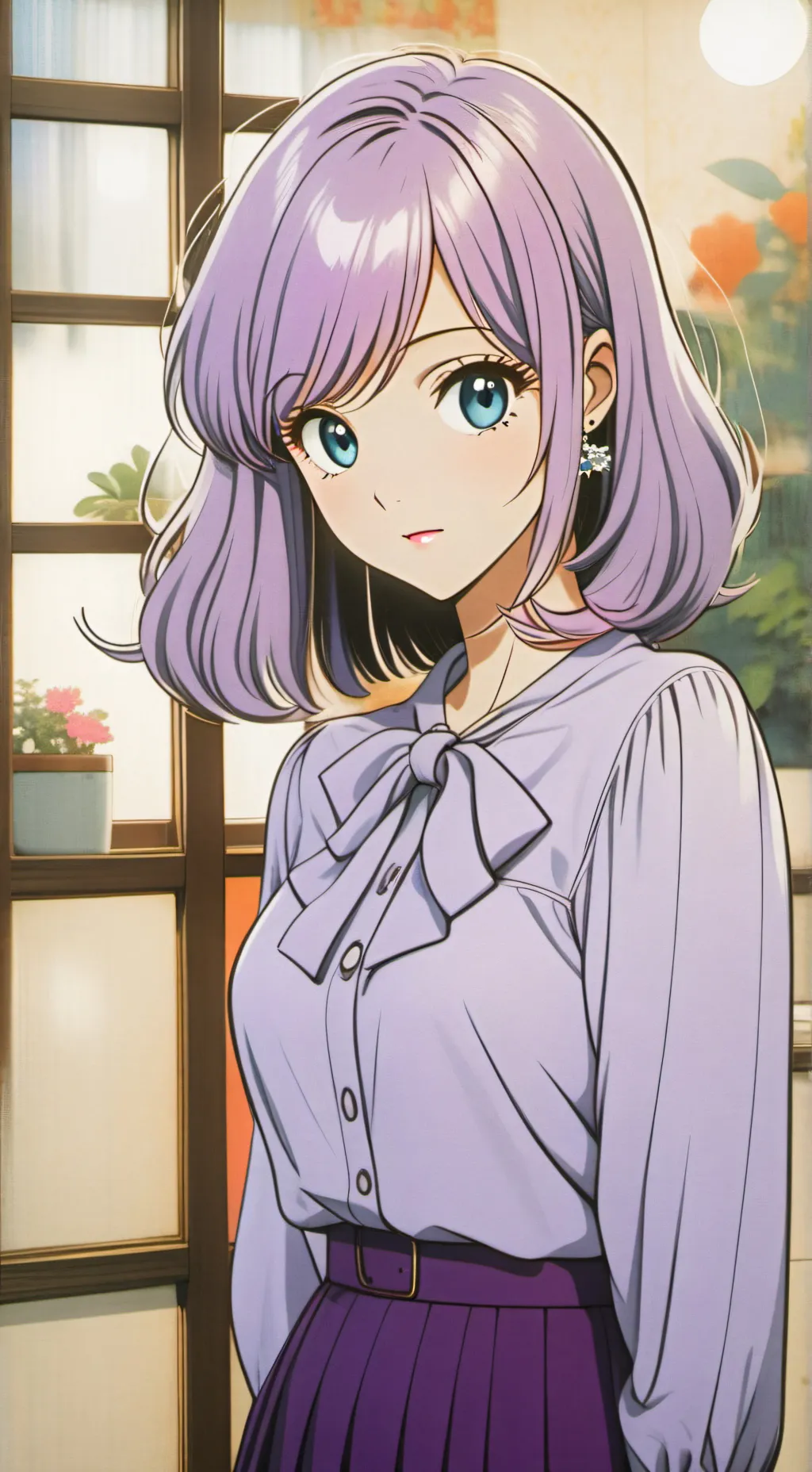 ai character: Luna background