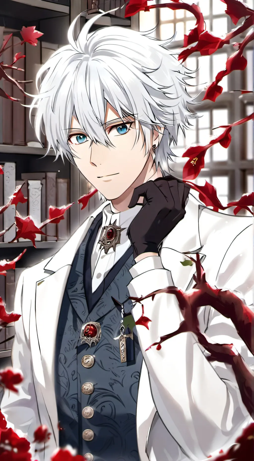 ai character: Allen walker background