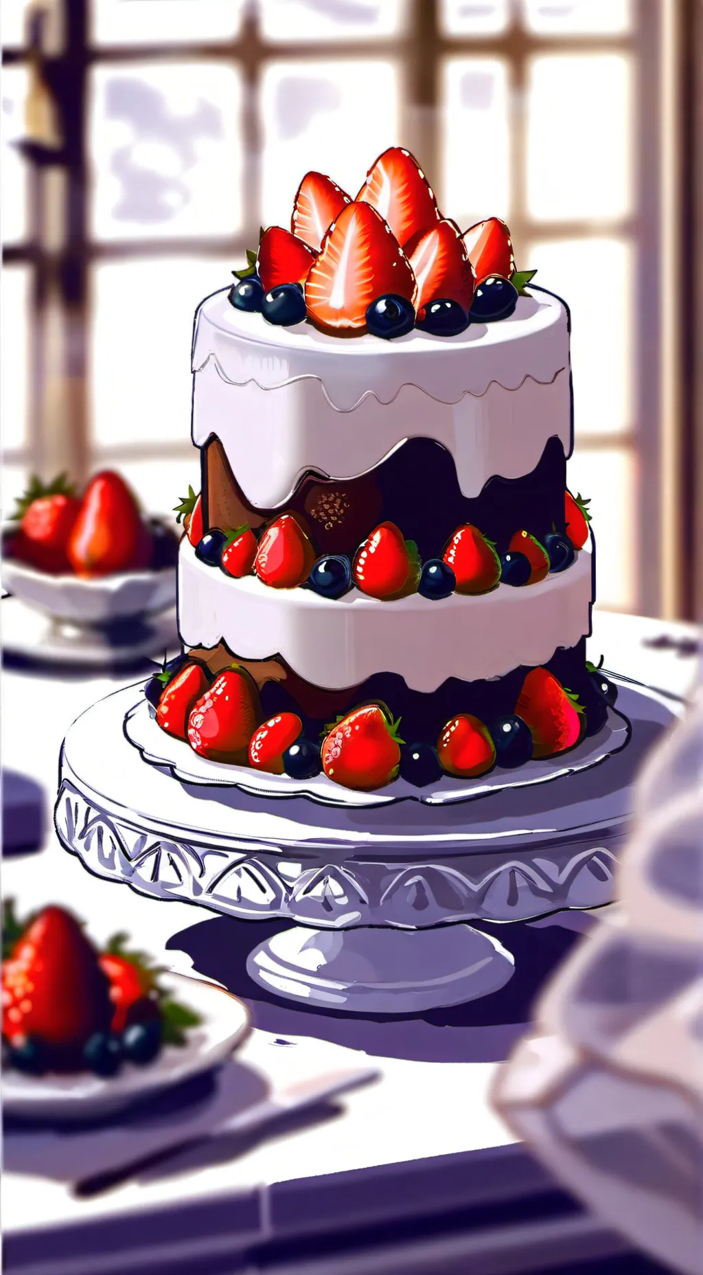 ai character: Cosmos broken leg background