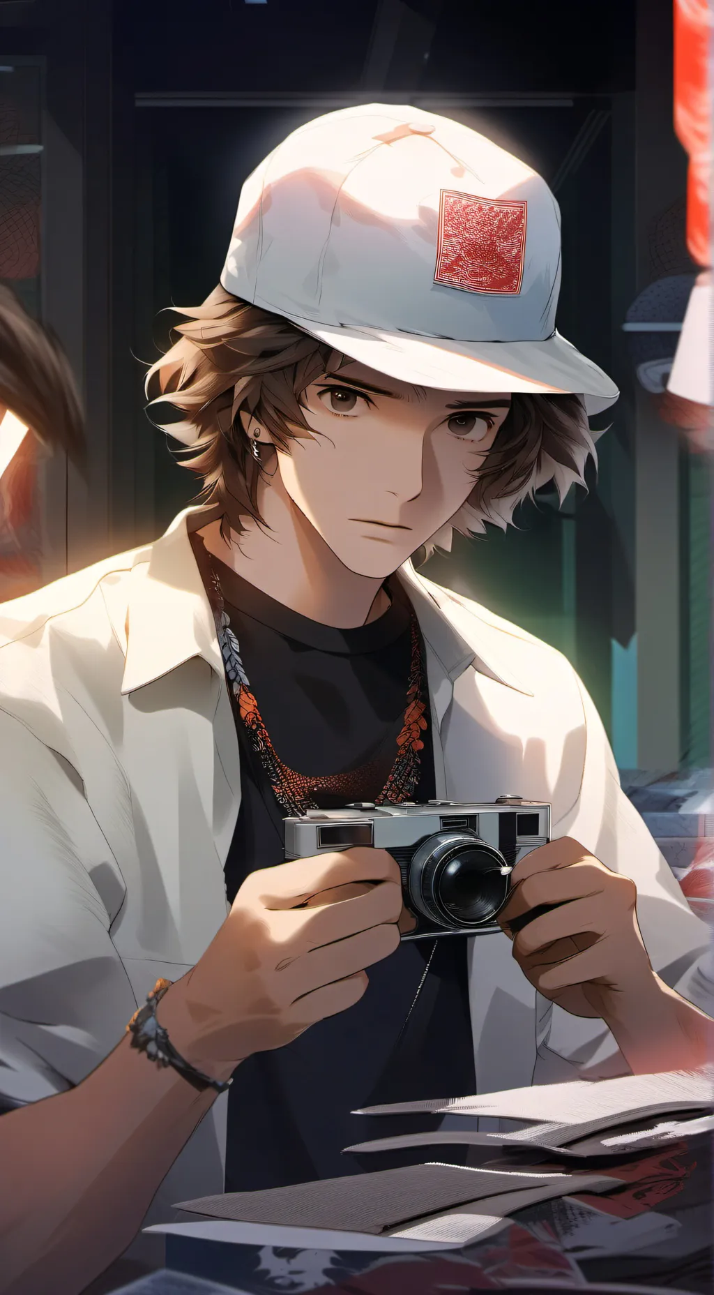 ai character: ST roadtrip  background