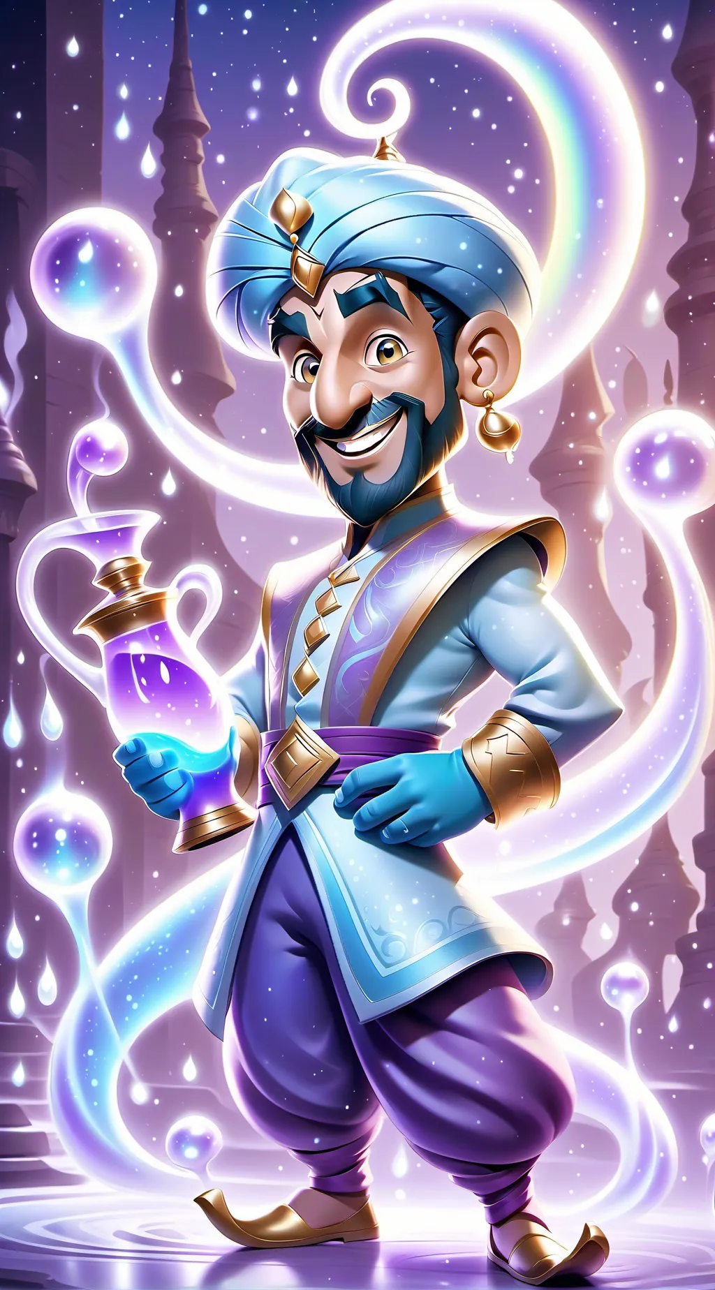 ai character: Genie background