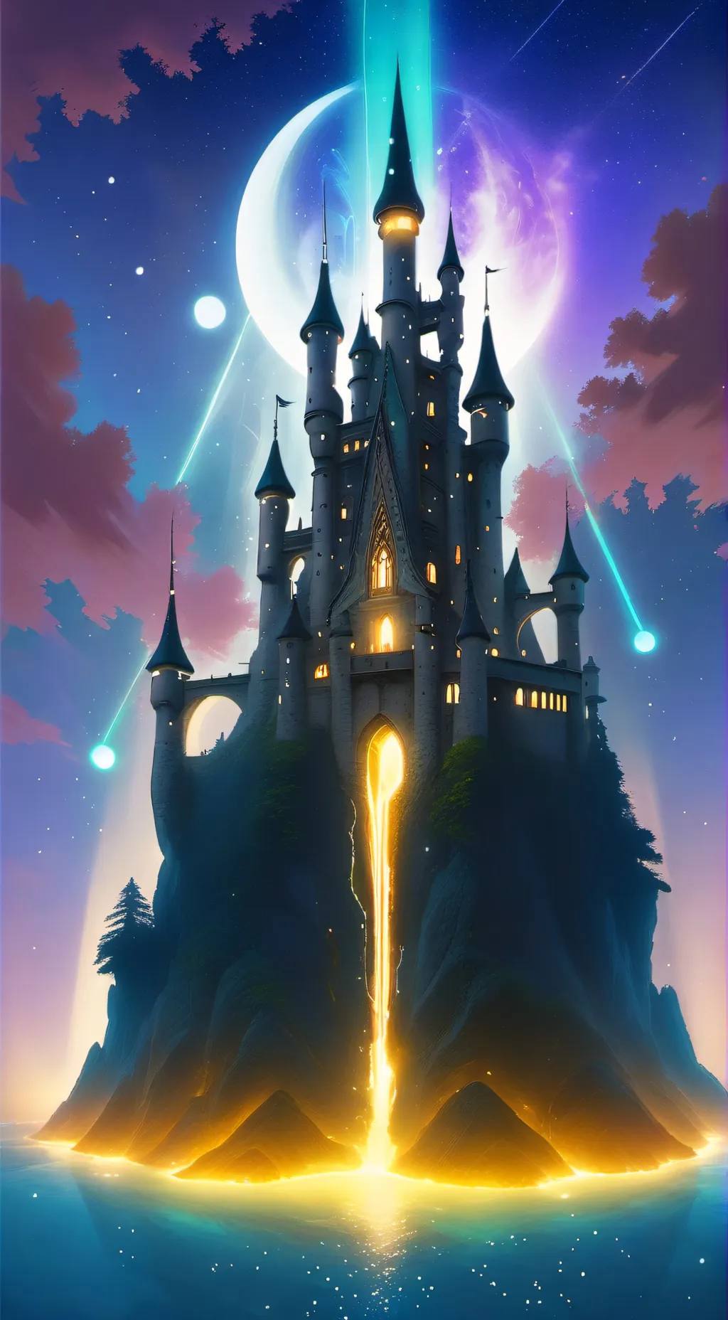 ai character: Sorcery world  background