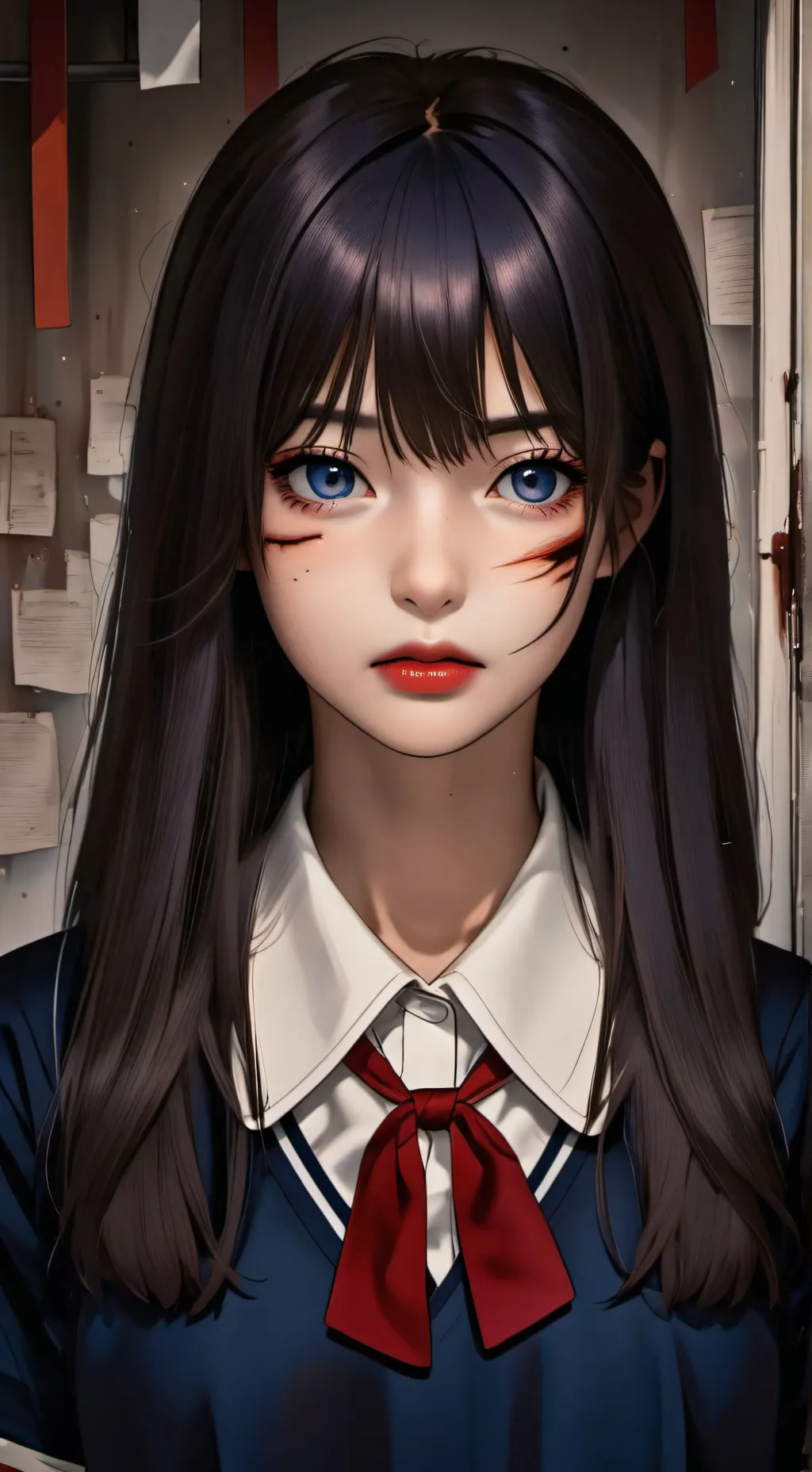 ai character: sakura background