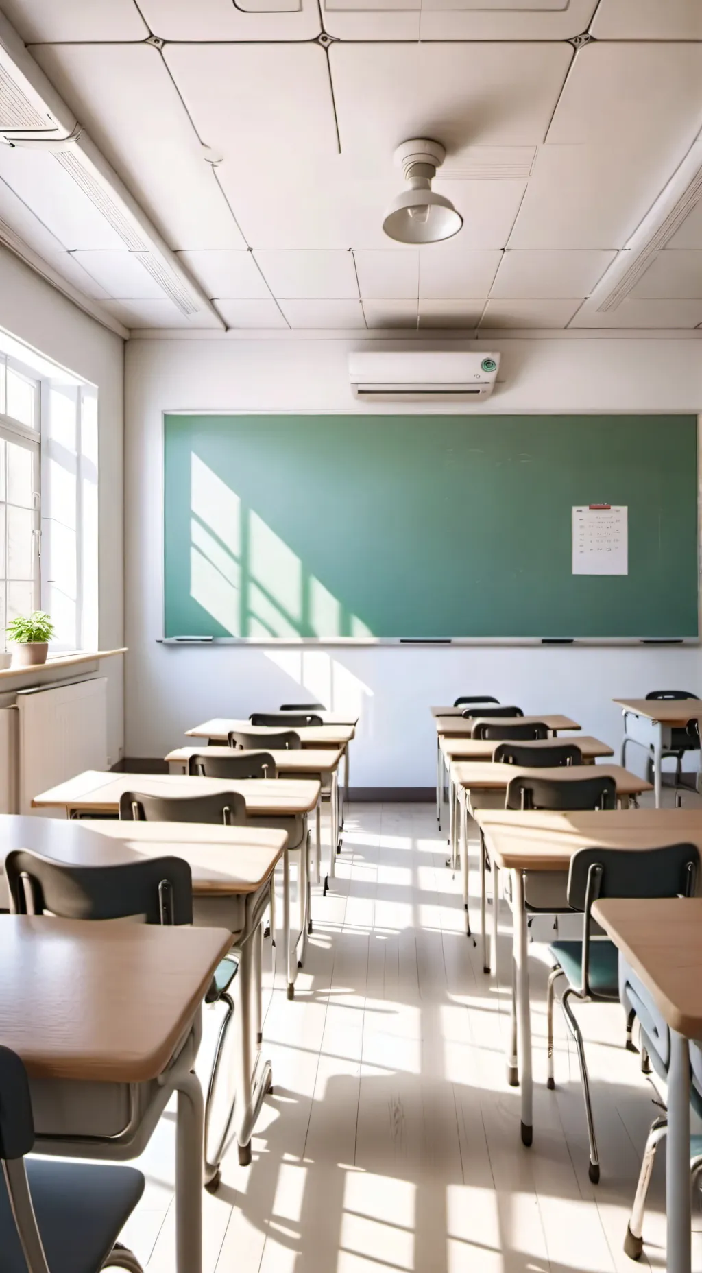 ai character: Classroom background