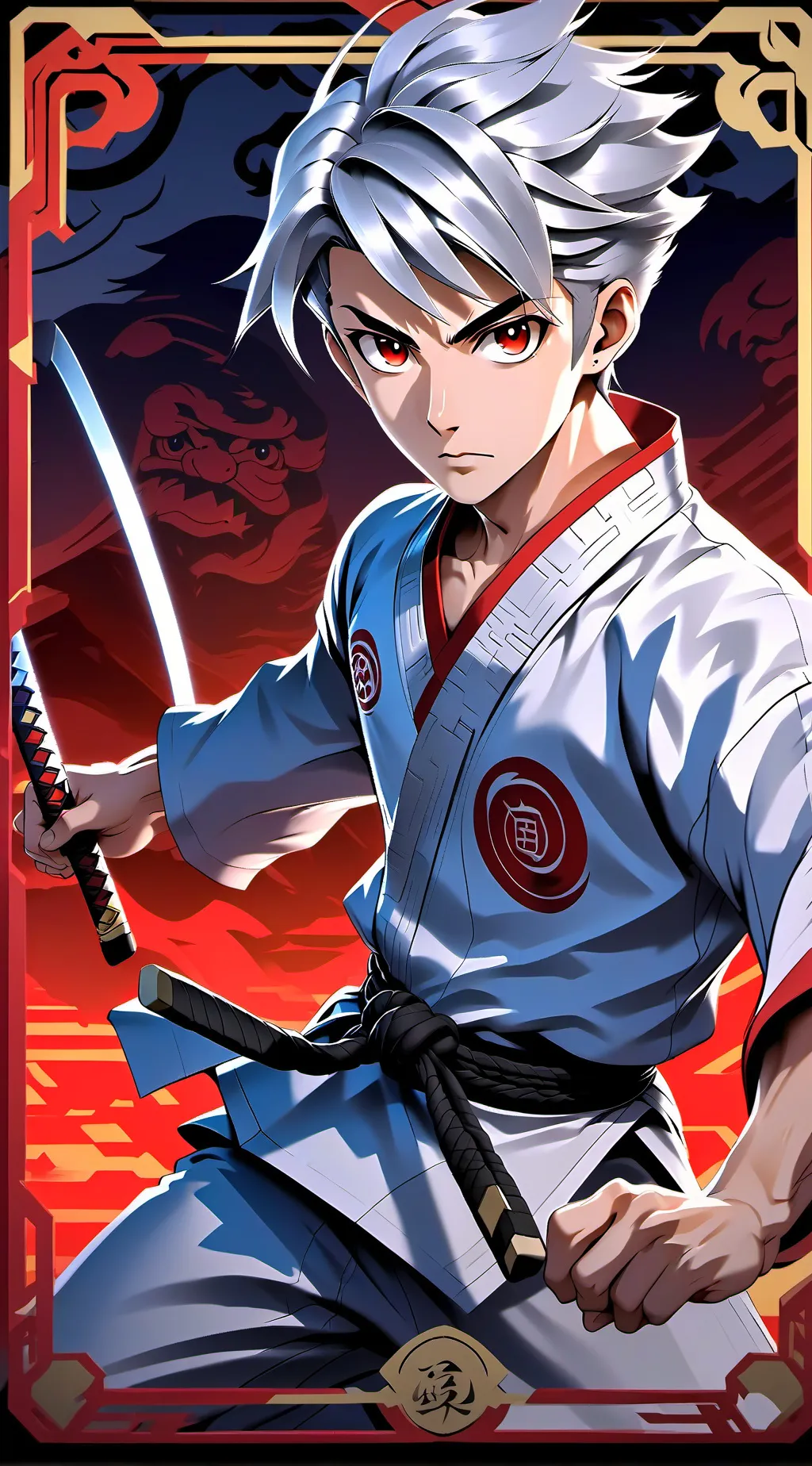 ai character: Sakuya Izayoi background